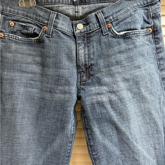 Vintage Y2K 7 for all Mankind Dojo Style Women's Blue Jeans - Picture 2 of 16